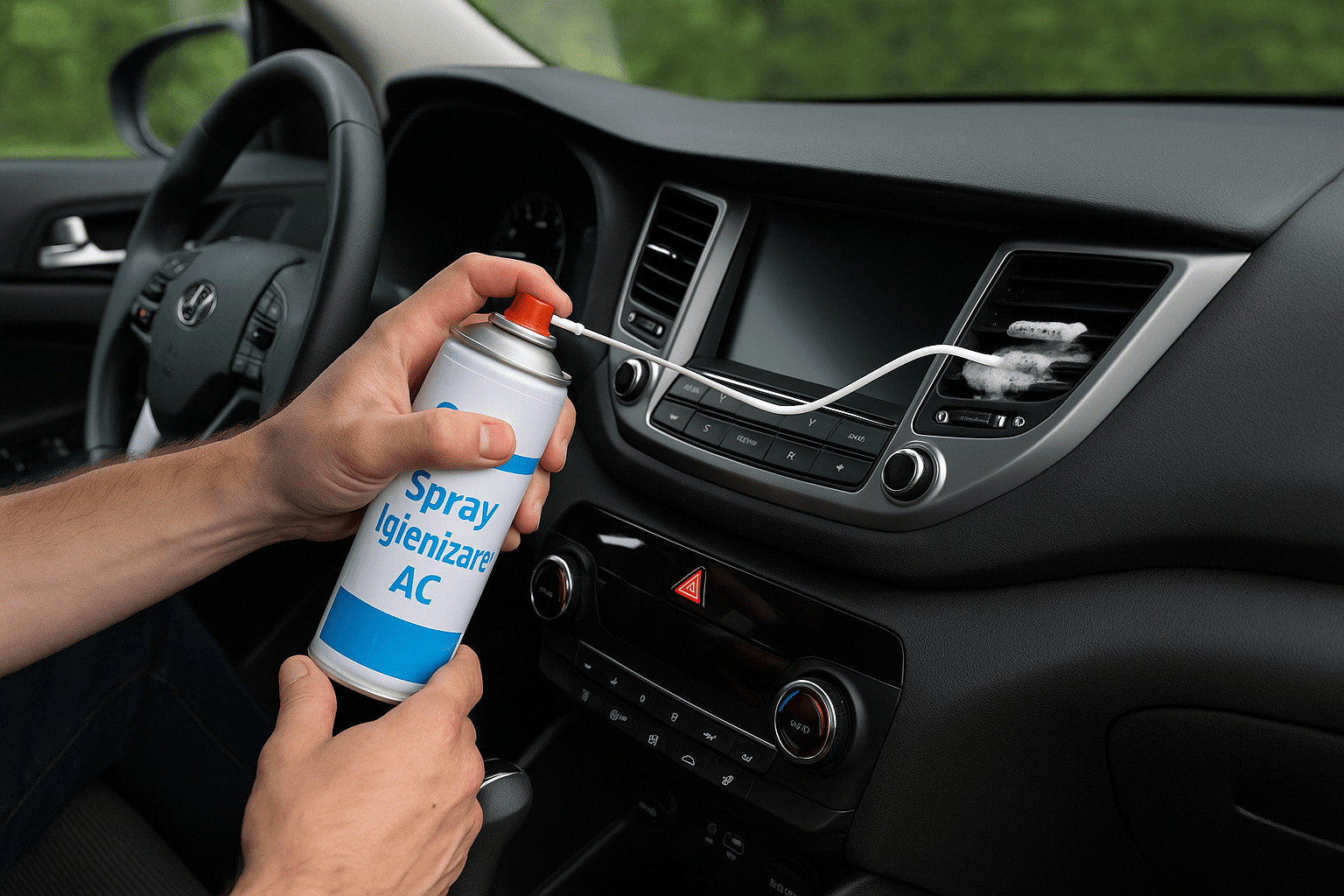 igienizare auto instalatie ac